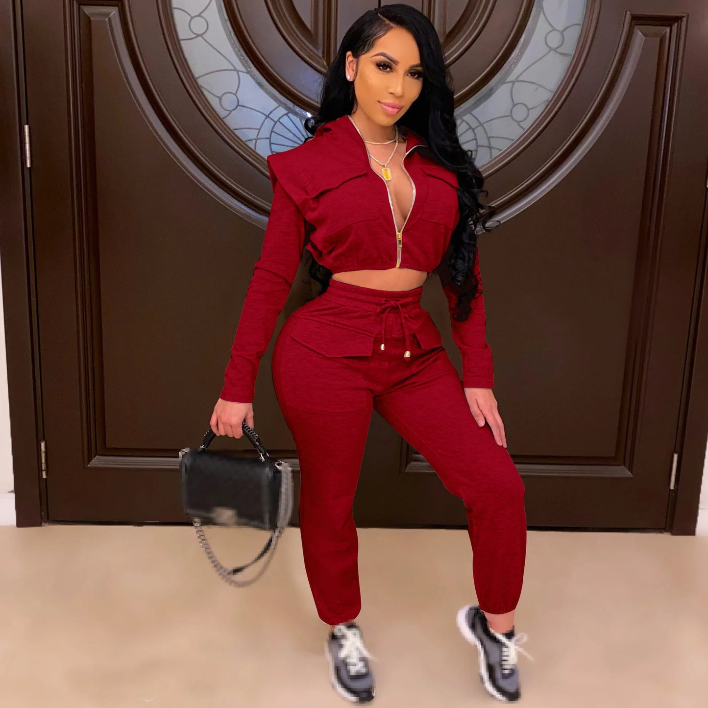 two piece set women tracksuit two piece women sets sweatsuits for female club outfits 2 pieces sets winter clothes 2020