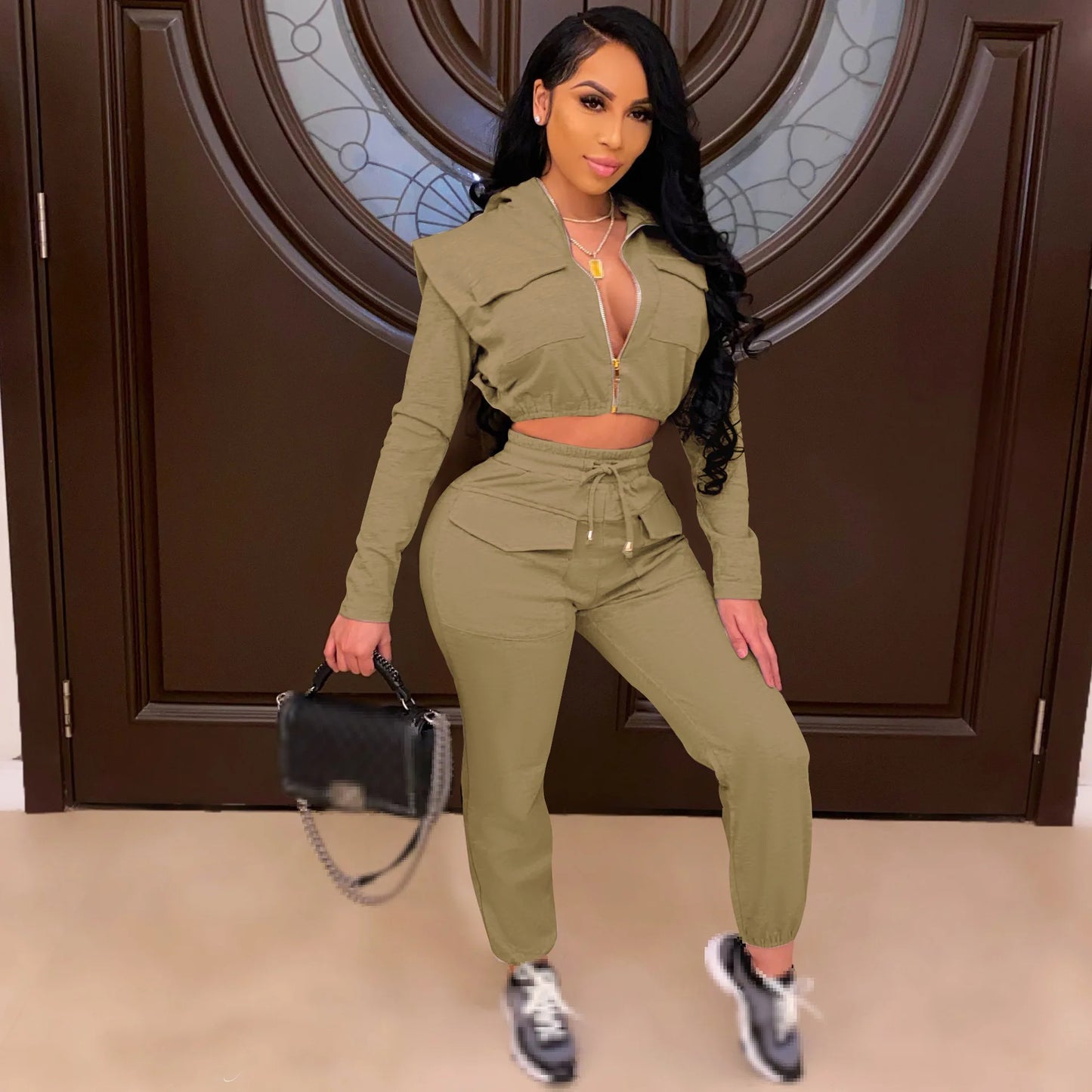 two piece set women tracksuit two piece women sets sweatsuits for female club outfits  2 pieces sets winter clothes 2020