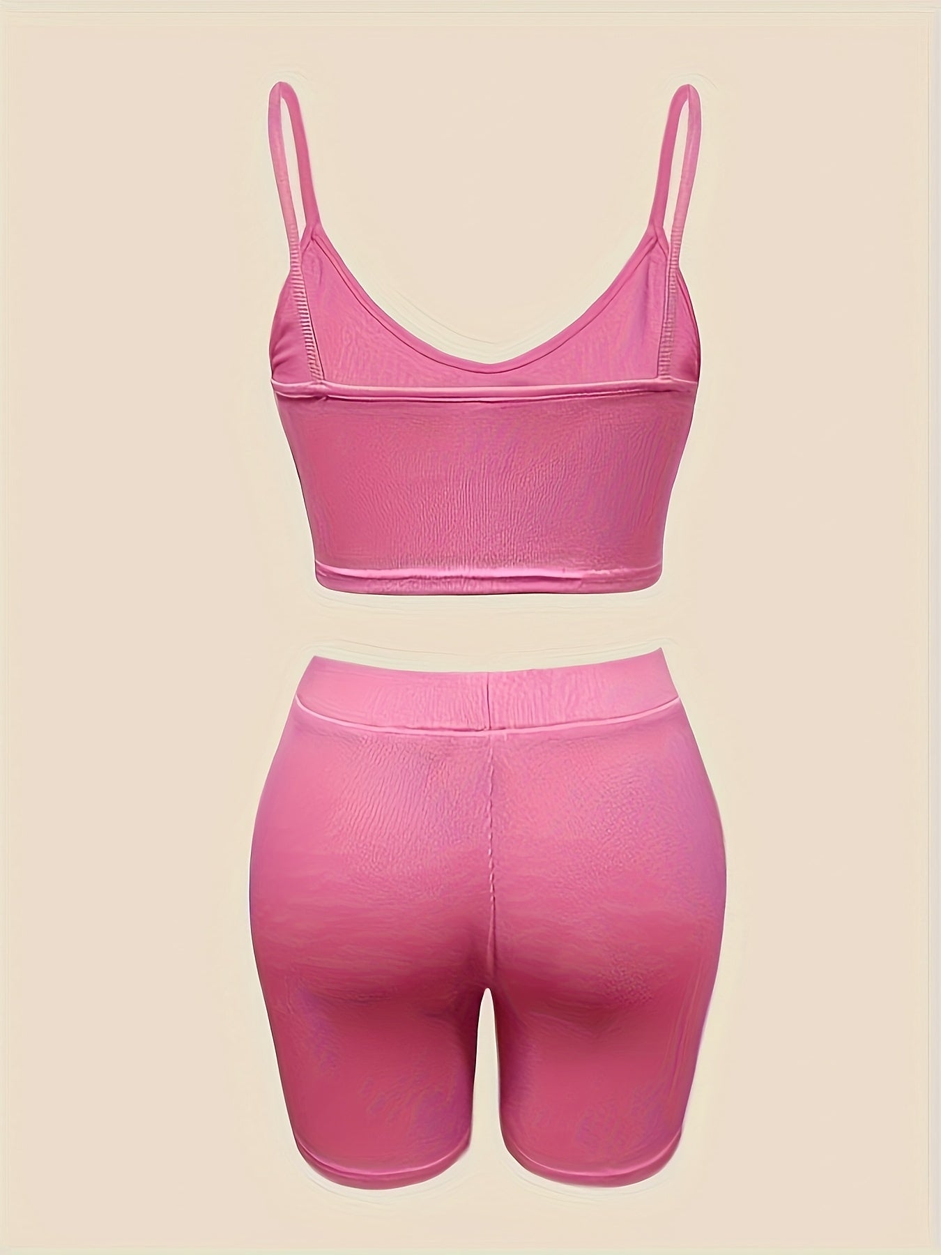 2025 New Casual Suit Summer Camisole Shorts Two-Piece Set for Women